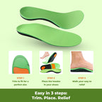 Orthopedic Insoles - Pain relieving and shock absorbing