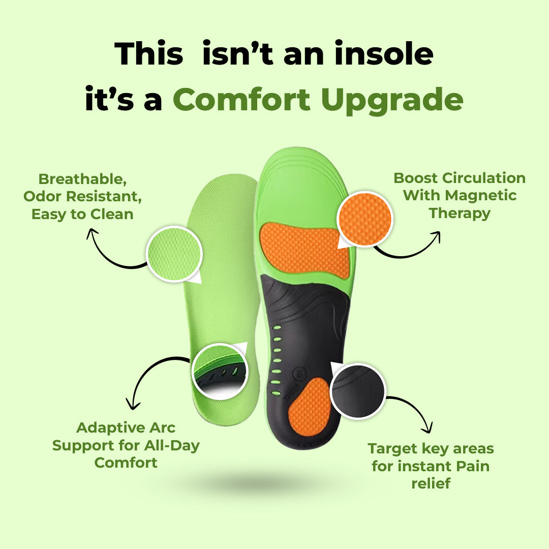 Orthopedic Insoles - Pain relieving and shock absorbing